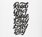 Preview: T-Shirt: Read your bible pray every Day