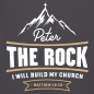 Preview: Hoodie: Peter The Rock - I will build my church (Matthew 16:18)