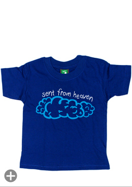 Kids-Shirt "sent from heaven"