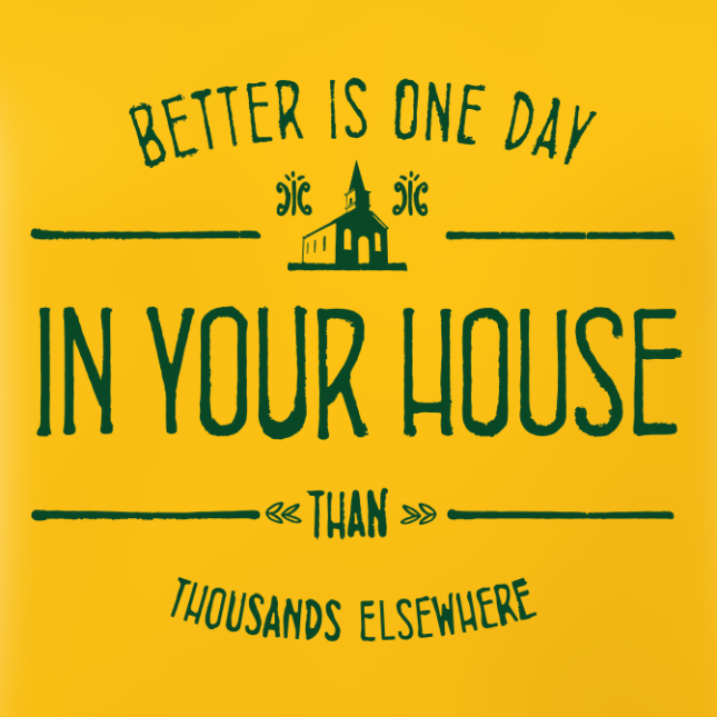 Hoodie: Better is one day in your house...